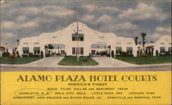 Alamo Plaza Hotel Courts Charlotte, NC Postcard Postcard