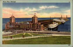 Navy Pier Chicago, IL Postcard Postcard