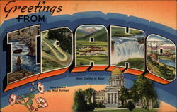 Greetings from Idaho Postcard Postcard