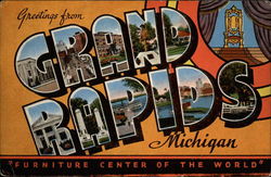 Greetings from Grand Rapids, Michigan Postcard Postcard