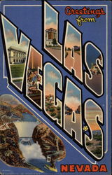 Greetings from Las Vegas, Nevada Postcard Postcard