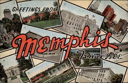 Greetings from Memphis, Tennessee Postcard