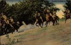 Cavalry in Action Postcard