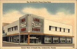 The Southland's Finest Drug Store Jacksonville, FL Postcard Postcard