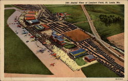 Aerial View of Lambert Field St. Louis, MO Postcard Postcard