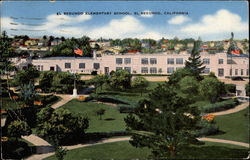 El Segundo Elementary School California Postcard Postcard