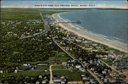 Bird's-Eye view, Old Orchard Beach, Maine Postcard Postcard