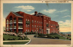 Memorial Hospital Postcard