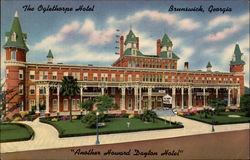 The Oglethorpe Hotel Brunswick, GA Postcard Postcard