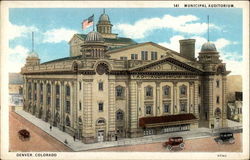 Municipal Auditorium Postcard