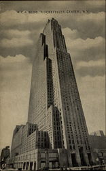 R.C.A Bldg. Rockefeller Center New York City, NY Postcard Postcard