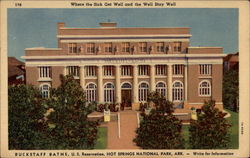 Buckstaff Baths, U.S. Reservation, Hot Springs National Park, Ark Postcard