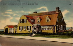 Joseph C. Lincoln's Home at Chatham, Cape Cod Massachusetts Postcard Postcard