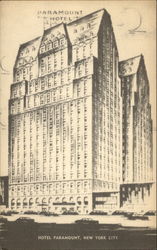 Hotel Paramount New York, NY Postcard Postcard