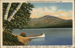 Whiteface from Birch Pond Lake Placid, NY Postcard Postcard