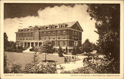 Meyran Hall, Hood College Frederick, MD Postcard Postcard