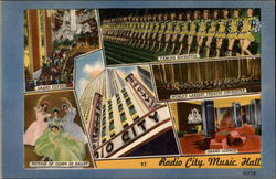 Radio City Music Hall Postcard