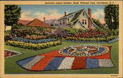 American Legion Emblem, Roger Williams Park Postcard