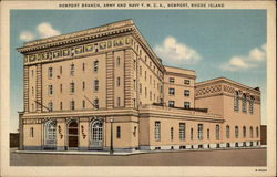 Newport Branch, Army and Navy Y.M.C.A Postcard