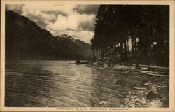 Moonlight on Lake Wenatchee Leavenworth, WA Postcard Postcard