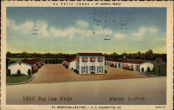 El Patio Lodge Postcard