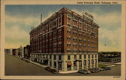 Julien Dubuque Hotel Iowa Postcard Postcard