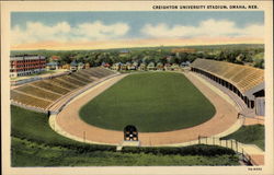 Creighton University Stadium Omaha, NE Postcard Postcard