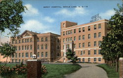 Mercy Hospital Devils Lake, ND Postcard Postcard