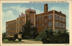 Rock Island County tuberculosis Sanitarium Postcard