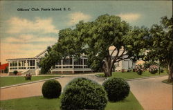 Officer's Club Parris Island, SC Postcard Postcard