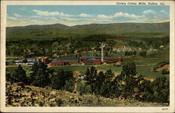 Crown Cotton Mills Dalton, GA Postcard Postcard