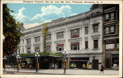 Prospect Theatre Brooklyn, NY Postcard Postcard