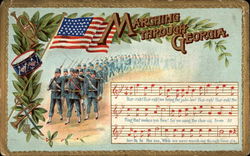 Marching Through Georgia Postcard