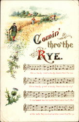 Comin' thro' the Rye Postcard