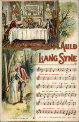 Auld Lang Syne Postcard