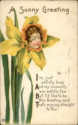 A Sunny Greeting Postcard