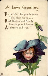 A Love Greeting Postcard