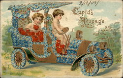 Cupid's Message Postcard