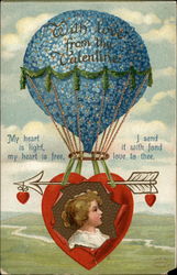 With Love for my Valentine Postcard