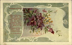 Language of Flowers Postcard