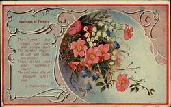 Language of Flowers Postcard