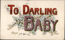 To Darling Baby from To My Dear... Postcard Postcard