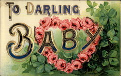 To Darling Baby Postcard