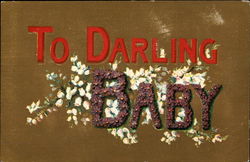 To Darling Baby To My Dear... Postcard Postcard