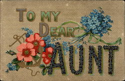 To My Dear Aunt Postcard