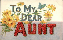 To My Dear Aunt Postcard