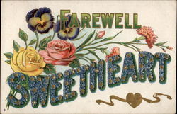 Farewell Sweetheart To My Dear... Postcard Postcard