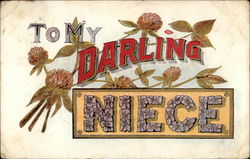 To My Darling Niece Postcard