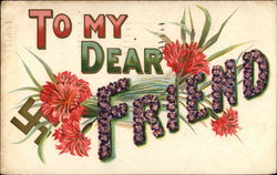 To my dear Friend To My Dear... Postcard Postcard