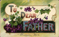 To Dear Father To My Dear... Postcard Postcard